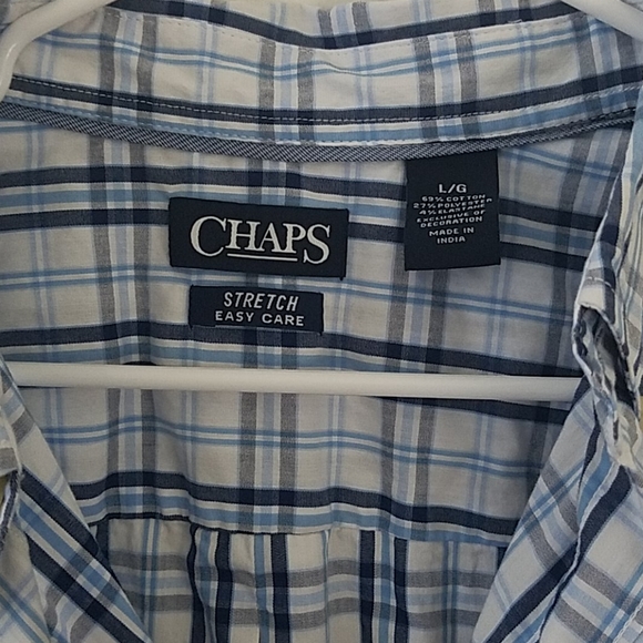 NWOT Mens Large Plaid Button Down Shirt - Picture 2 of 2